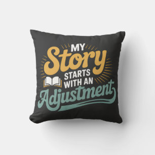 Chiropraktiker Motivation für Spine Zitat Kissen