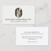 Chiropraktiker Physiotherapeut Visitenkarte (Vorne/Hinten)