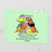 Chiropraktiker Purfect Erinnerung CARD Postkarte (Vorne/Hinten)