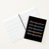 Chiropraktiker Retro Chiropractic Chiro Squad Gesc Notizblock (Innenseite)
