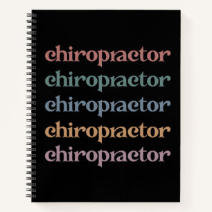 Chiropraktiker Retro Chiropractic Chiro Squad Gesc Notizblock