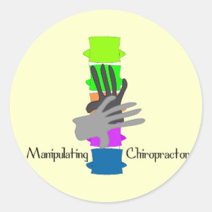 Chiropraktiker Runder Aufkleber