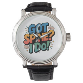 Chiropraktiker Spaß Spine Health Zitat Armbanduhr