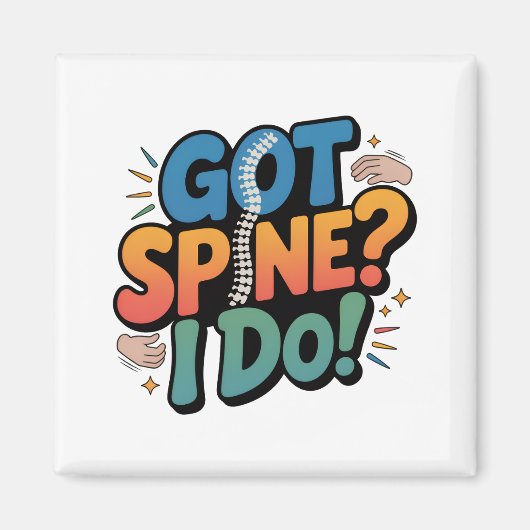 Chiropraktiker Spaß Spine Health Zitat Magnet (Vorne)