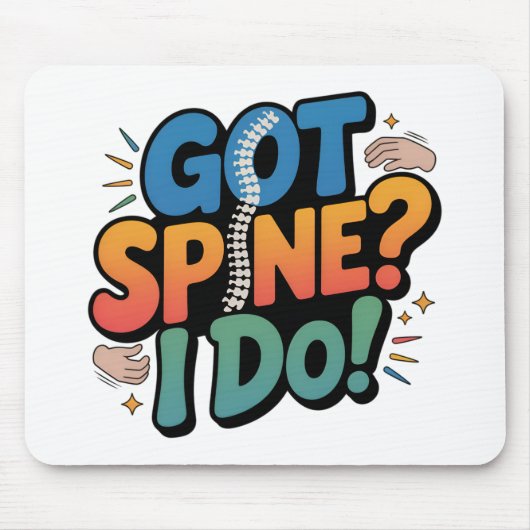 Chiropraktiker Spaß Spine Health Zitat Mousepad (Vorne)