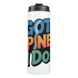 Chiropraktiker Spaß Spine Health Zitat Thermosbecher