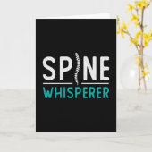 Chiropraktiker Spine Whisperer Chiro Chiropractic Karte (Gelbe Blume)