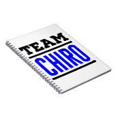 Chiropraktiker-Team Chiro Chiropraktiker Notizblock (Rechte Seite)