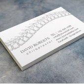 Chiropraktiker Therapeut Ernennung Terminkarte