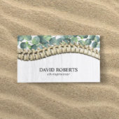 Chiropraktiker Therapeut für gesunde Wirbelsäule Visitenkarte