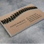 Chiropraktiker Therapeut Rustic Kraft Terminkarte