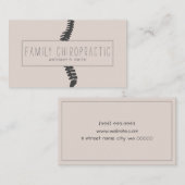 Chiropraktiker Visitenkarte (Vorne/Hinten)