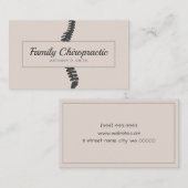Chiropraktiker Visitenkarte (Vorne/Hinten)