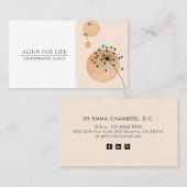 Chiropraktiker-Visitenkarte Visitenkarte (Vorne/Hinten)