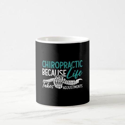 Chiropraktiker, weil Lebensspine Geschenk Kaffeetasse (Mittel)
