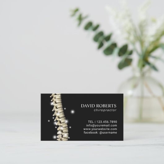 Chiropraktiker Windspinne Terminkarte (Stehend Vorderseite)