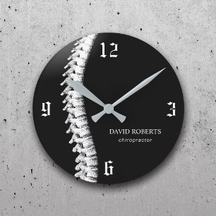 Chiropraktiker Wirbelsäulentherapeut Chiro Runde Wanduhr
