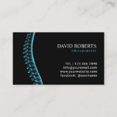 Chiropraktiker Xray Spine Ernennung Terminkarte (Vorderseite)