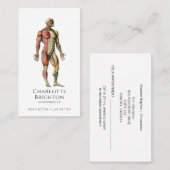 Chiropraktikerkarte Visitenkarte (Vorne/Hinten)