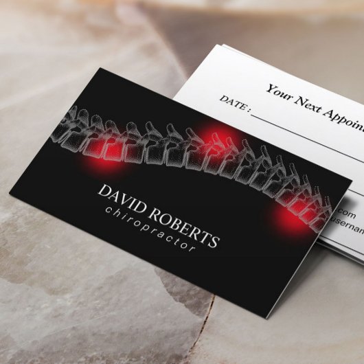 Chiropraktikum Beruflich Chiropraktor Therapeut Terminkarte