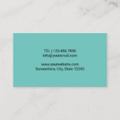 Chiropraktikum Chiropraktische Spine Wellness Chir Visitenkarte (Rückseite)