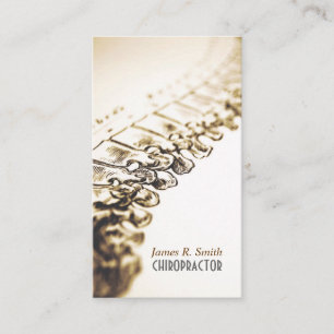 Chiropraktikum, Chiropraktor, Gesundheitsklinik Visitenkarte