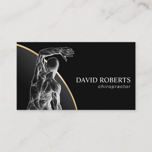 Chiropraktikum Chiropraktor Wirbelsäule Adjust The Visitenkarte (Vorderseite)