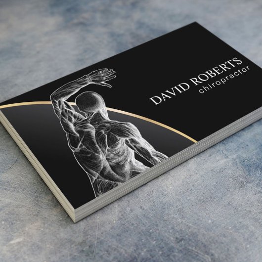Chiropraktikum Chiropraktor Wirbelsäule Adjust The Visitenkarte