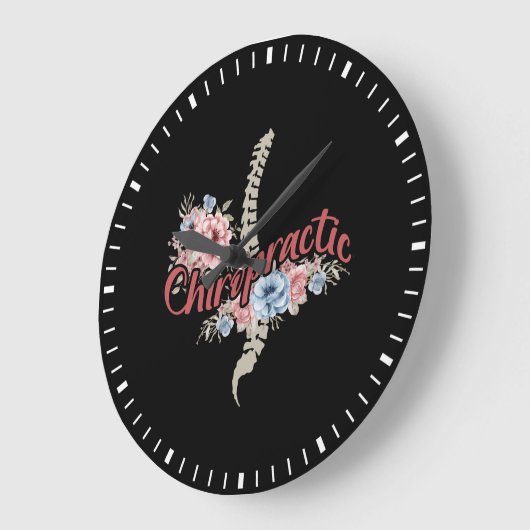 Chiropraktikum Große Wanduhr (Winkel)