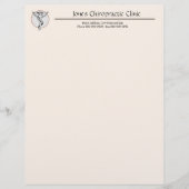 Chiropraktikum Letterhead Briefbogen (Vorderseite)