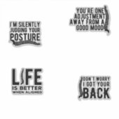 Chiropraktikum Pack Chiropractic Aufkleber (Vorderseite)