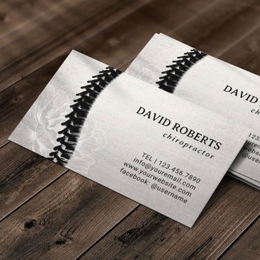 Chiropraktische Akupunktur Spinne Blumenernennung Terminkarte