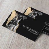 Chiropraktische Anatomie Black & Gold Chiropraktor Visitenkarte