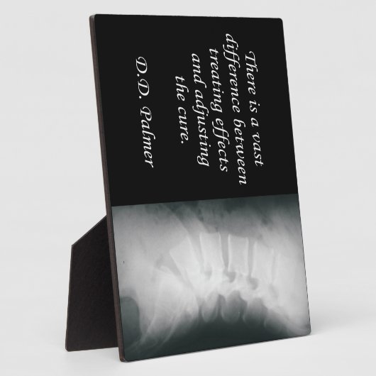 Chiropraktische Anpassung der Kur Fotoplatte (Seite)