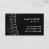 Chiropraktische Chiropraktikerin Schlichte Ernennu Terminkarte (Vorderseite)