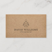 Chiropraktische Chiropraktor Massage Therapie Busi Visitenkarte (Vorderseite)