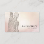 Chiropraktische Chiropraktor Massage Therapie Well Visitenkarte (Vorderseite)