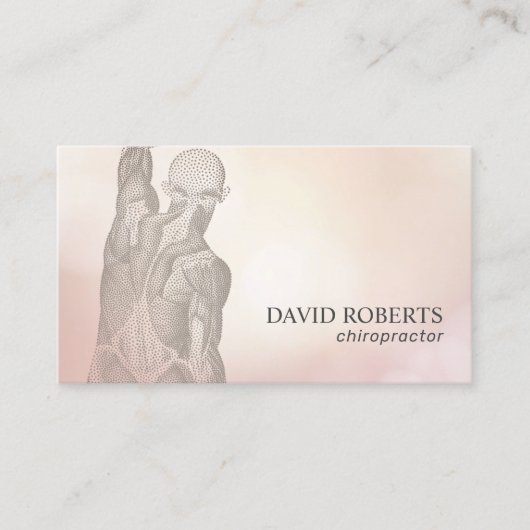 Chiropraktische Chiropraktor Massage Therapie Well Visitenkarte (Vorderseite)
