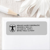 Chiropraktische DaVinci Logo-Labels (Insitu)