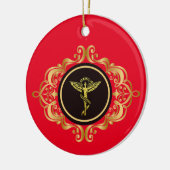 Chiropraktische Engel Medical Symbol Xmas Ornament (Links)