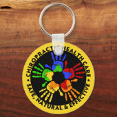 Chiropraktische Gesundheitsfürsorge Schlüsselanhänger (Vorderseite)