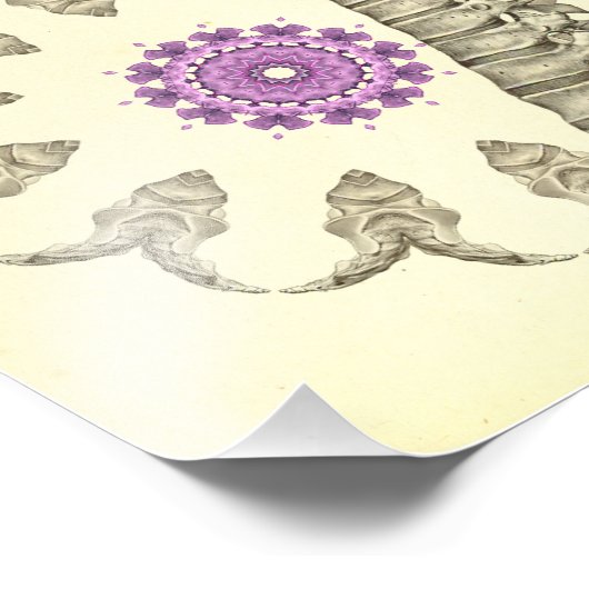 Chiropraktische Kieferkunst Fotodruck (Ecke)