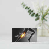 Chiropraktische Krankenversicherungskarte Visitenkarte (Stehend Vorderseite)