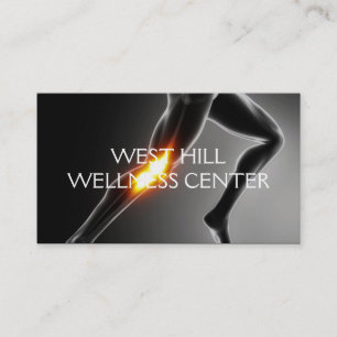 Chiropraktische Krankenversicherungskarte Visitenkarte