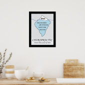 Chiropraktische Leckereien der Ursache Poster (Küche)