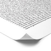 Chiropraktische Lumbar Vertebra Kunst, Dichtung un Poster (Ecke)