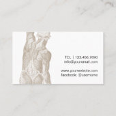 Chiropraktische Massagetherapie Visitenkarte (Rückseite)