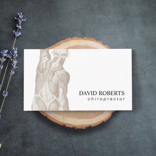 Chiropraktische Massagetherapie Visitenkarte