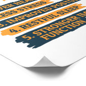 Chiropraktische Nebenwirkungen Funny Chiropractor Poster (Ecke)