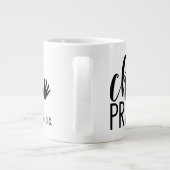 Chiropraktische Personalisierte Chiropraktikerin Jumbo-Tasse (Rückseite)
